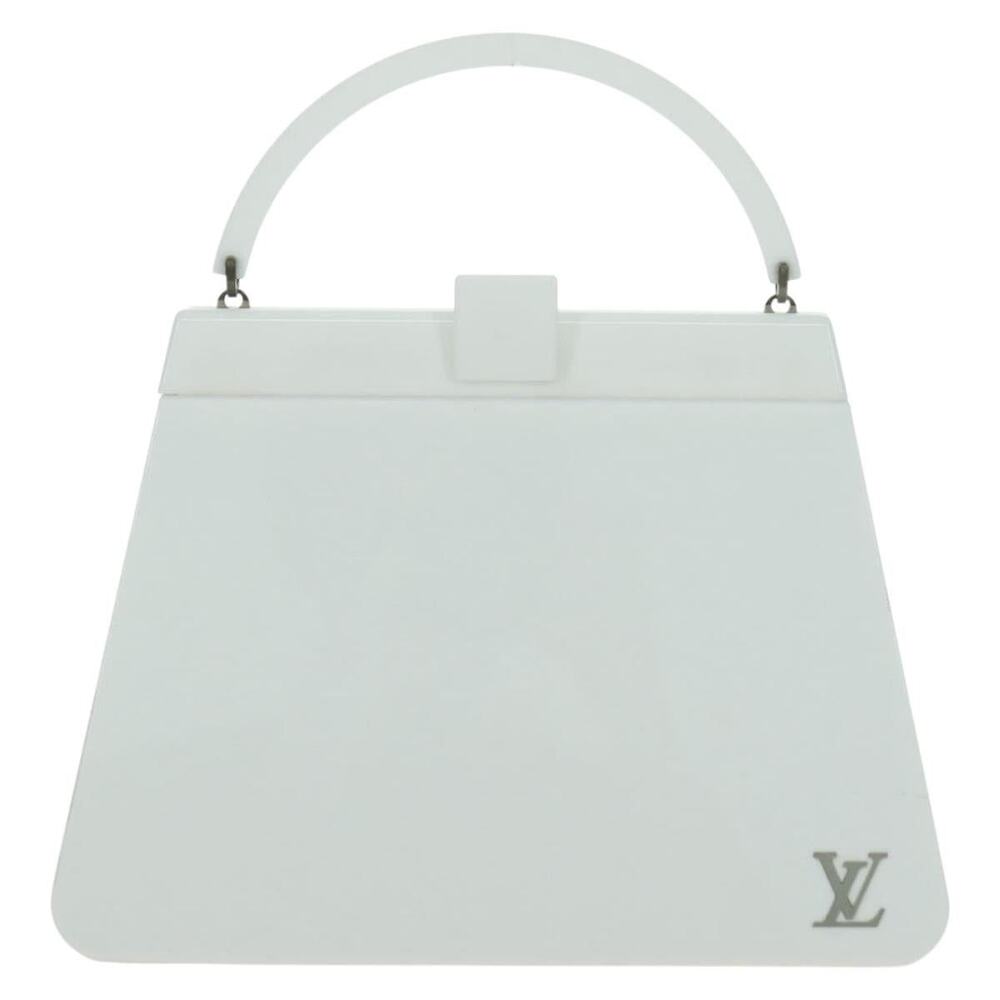 Louis Vuitton Plastic Handbag White